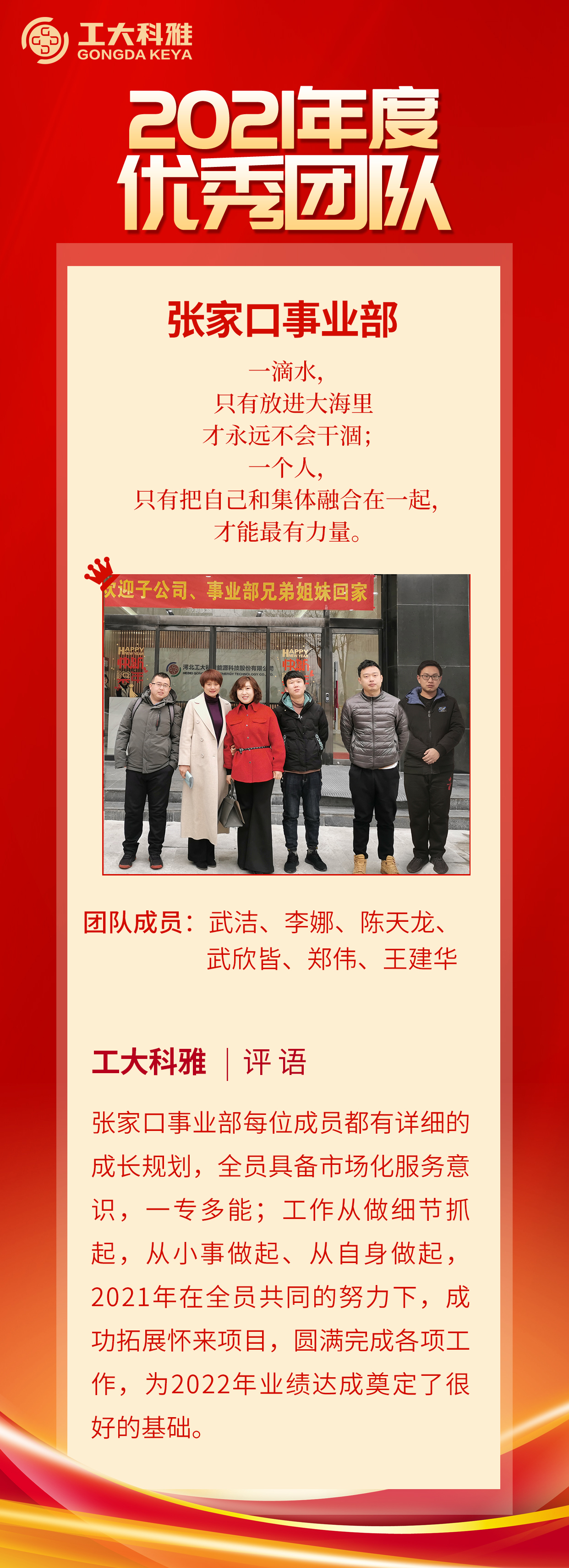 闪闪发光的你们丨快来pick2021年度优异团队(图4)